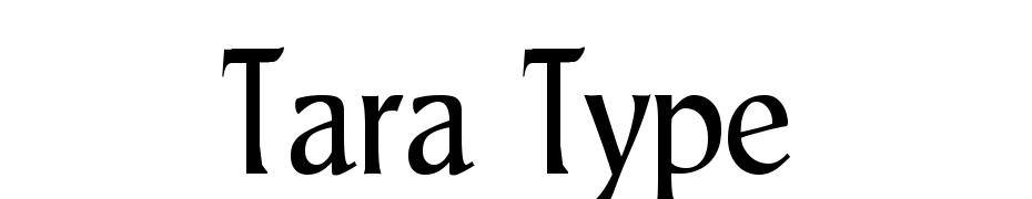 Tara Type Yazı tipi ücretsiz indir